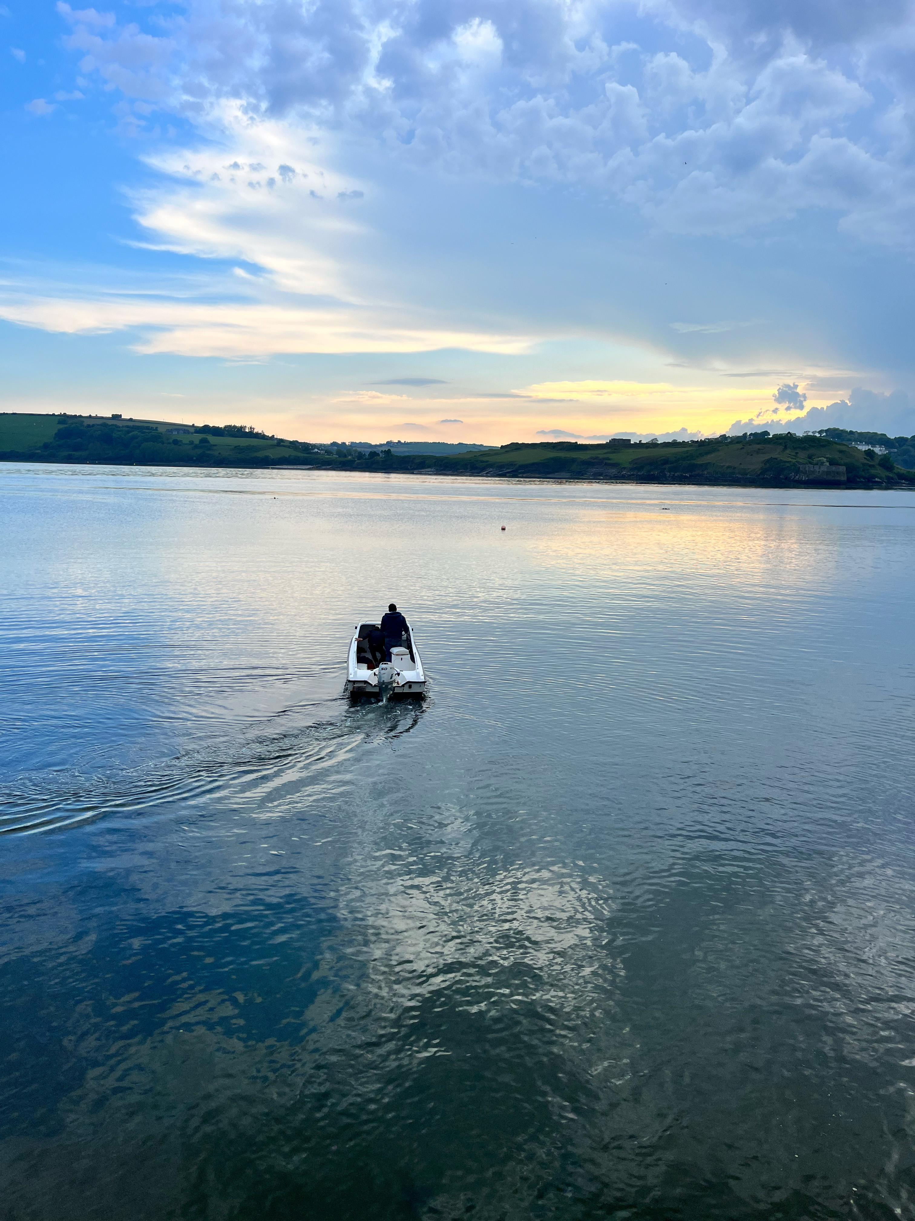 Boat on the water near Kinsale
